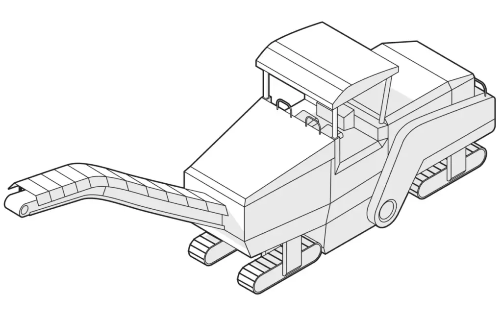 Straßenfräse Baumaschinen-Ersatzteile