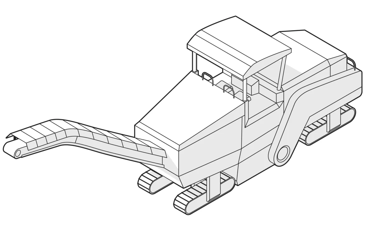 Straßenfräse Baumaschinen-Ersatzteile