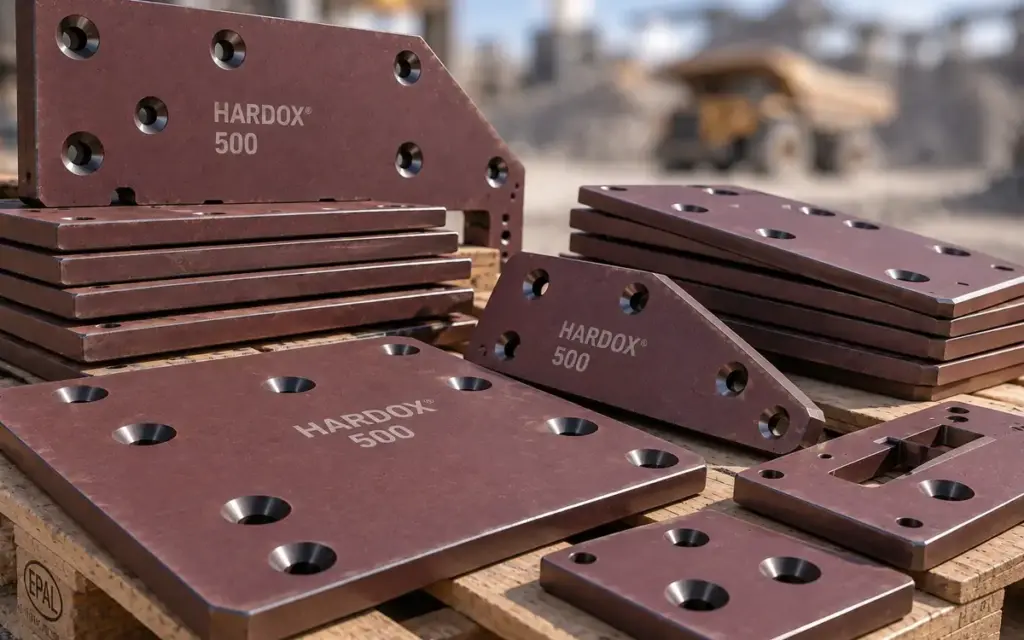Verschleißfeste Hardox-Stahlplatten für Bergbaumaschinen